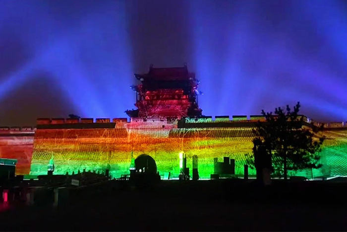 景區(qū)古建筑全息投影
