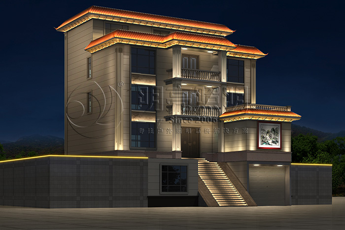 別墅外立面燈光亮化應(yīng)該怎么做？